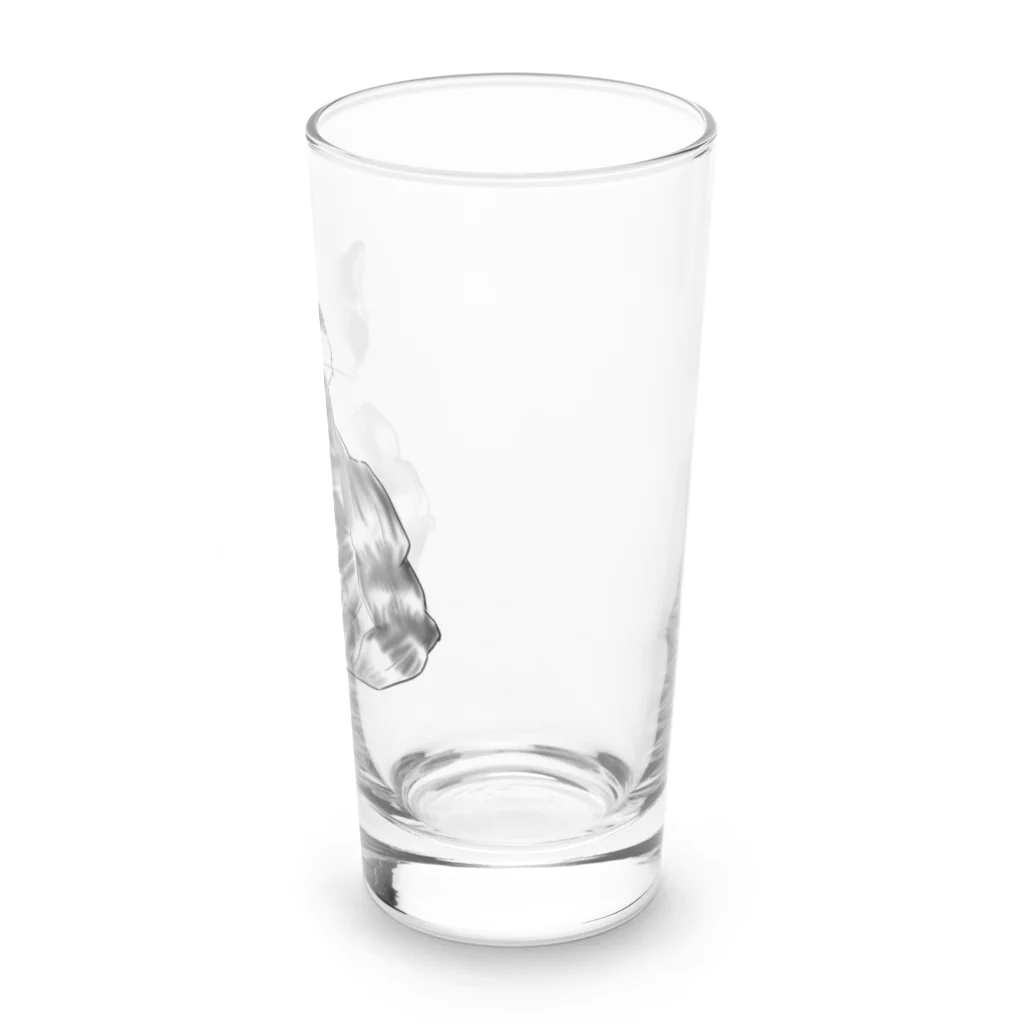 ちーとん。のアライグマニキ Long Sized Water Glass :right