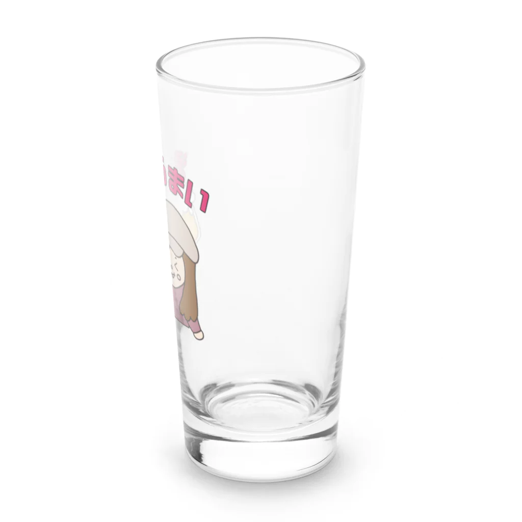 酒が好きな女子のビール女子グッズ Long Sized Water Glass :right