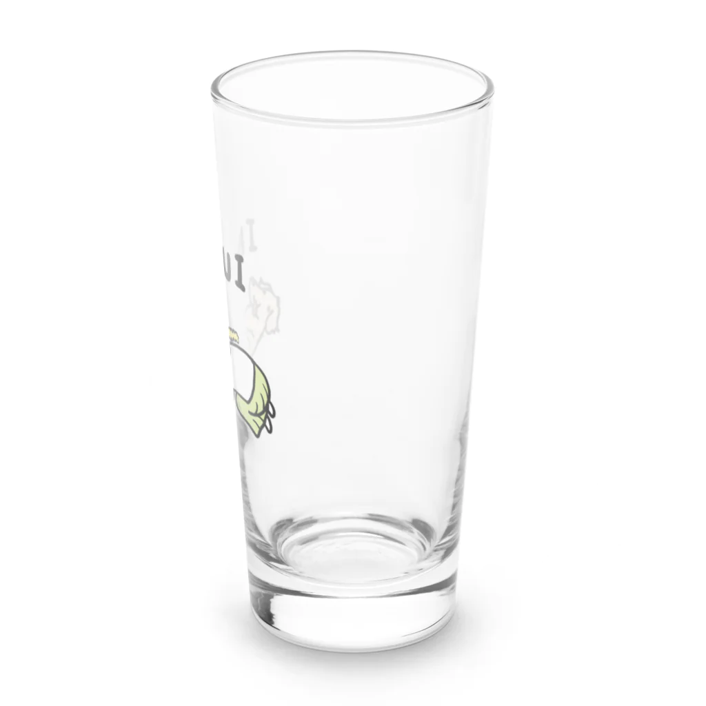 犬のおしりのダックス吸う女子 Long Sized Water Glass :right