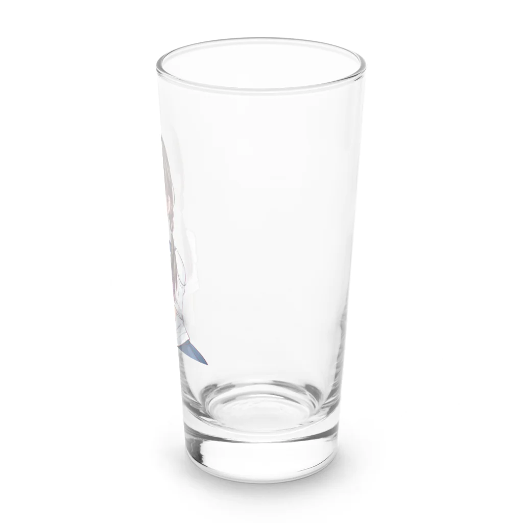 yanchikiのオリキャラグッズ店の夏木　真理弥 Long Sized Water Glass :right