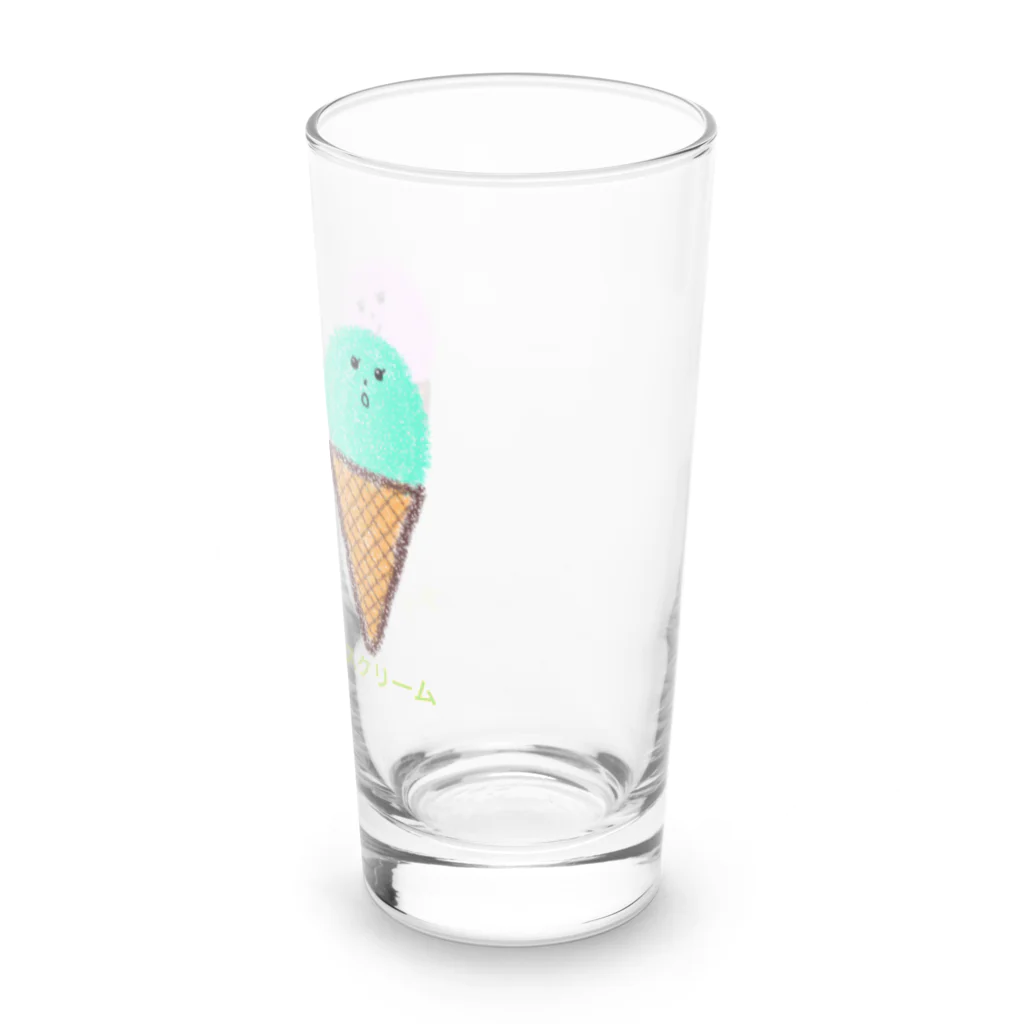 Nine-meのアイラブアイスクリーム Long Sized Water Glass :right