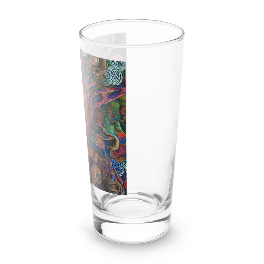 nuppefuhofuのサイケデリックおじさん Long Sized Water Glass :right