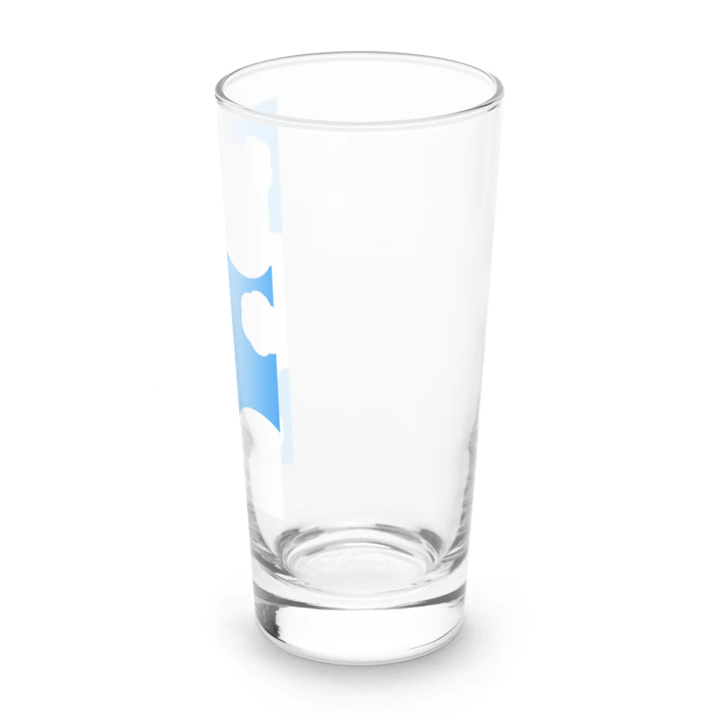 Nemunemのもくもく青空 Long Sized Water Glass :right