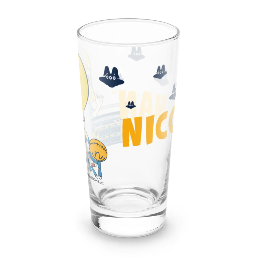 nicomelloのニコちゃんのロンググラス Long Sized Water Glass :right