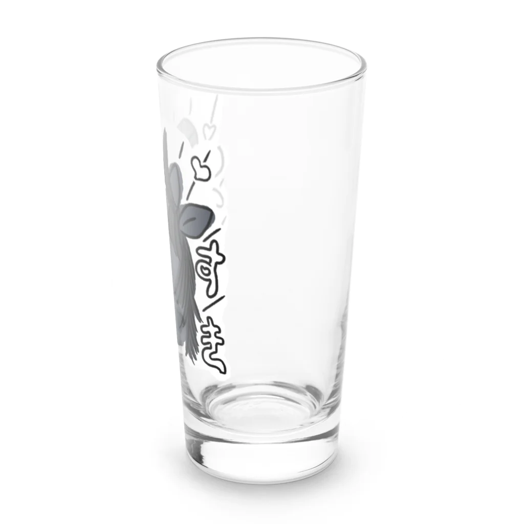 Pa-LessのUmasuki-青鹿毛ちゃん Long Sized Water Glass :right