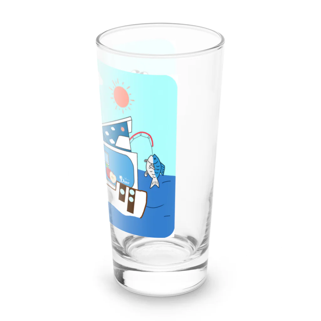 Fortune Campers そっくの雑貨屋さんのさおりん号で釣りしよう Long Sized Water Glass :right