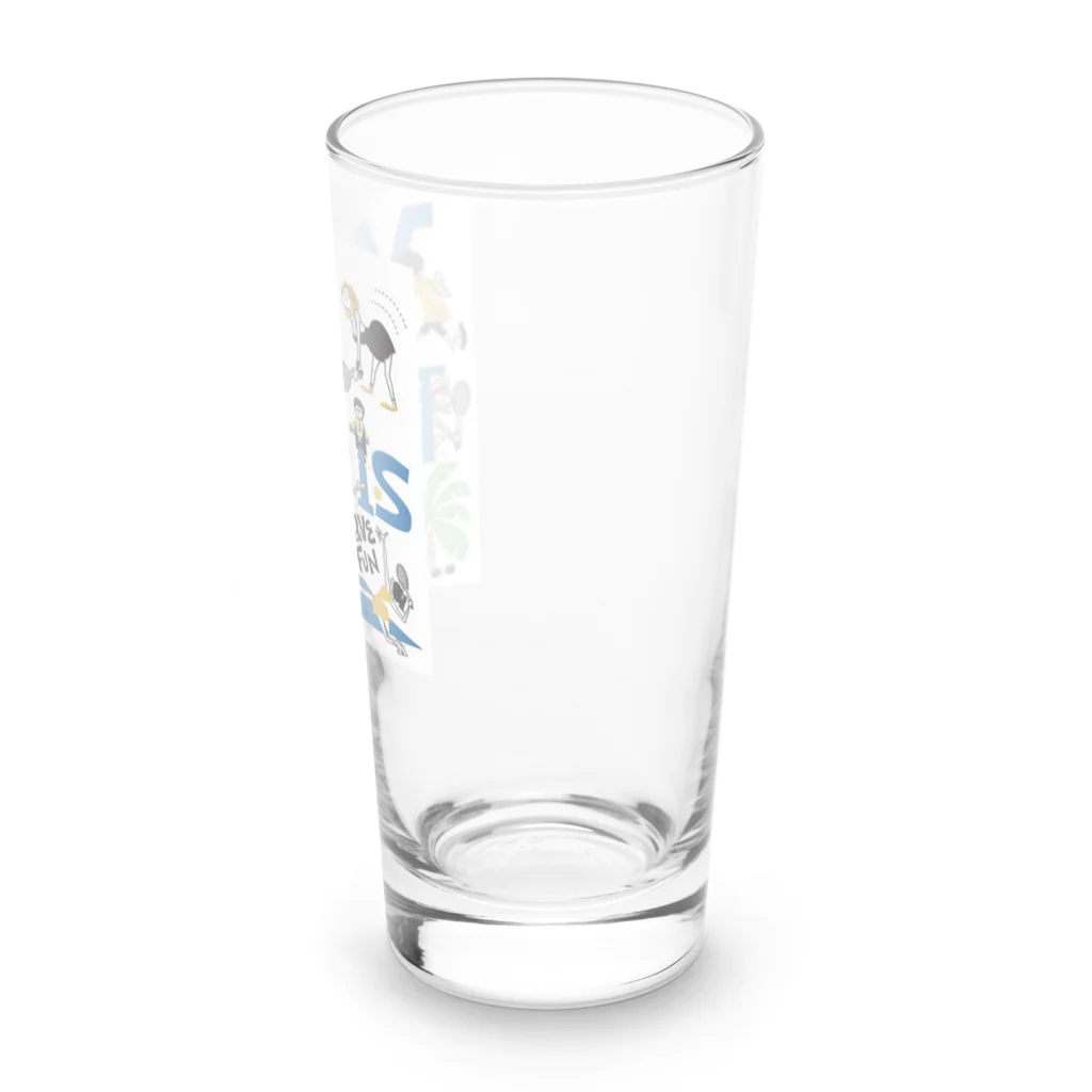 Y's TennisのY's Tennisシャッター柄 Long Sized Water Glass :right