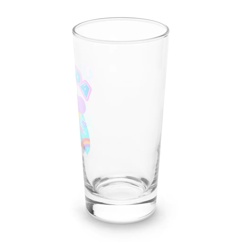 みずあめあいすの♡せみ×かわいい♡ Long Sized Water Glass :right