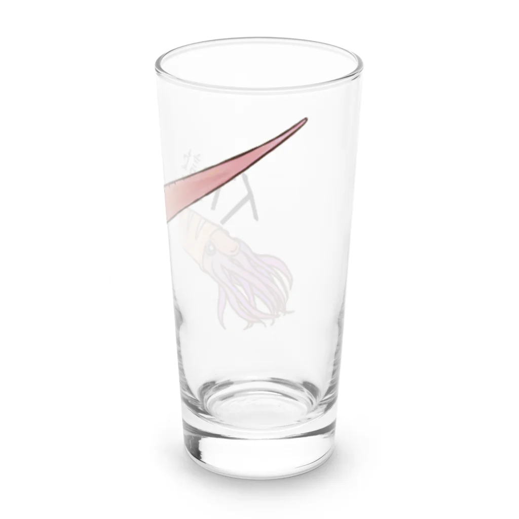 まにまにのイカ言うたんか？ Long Sized Water Glass :right