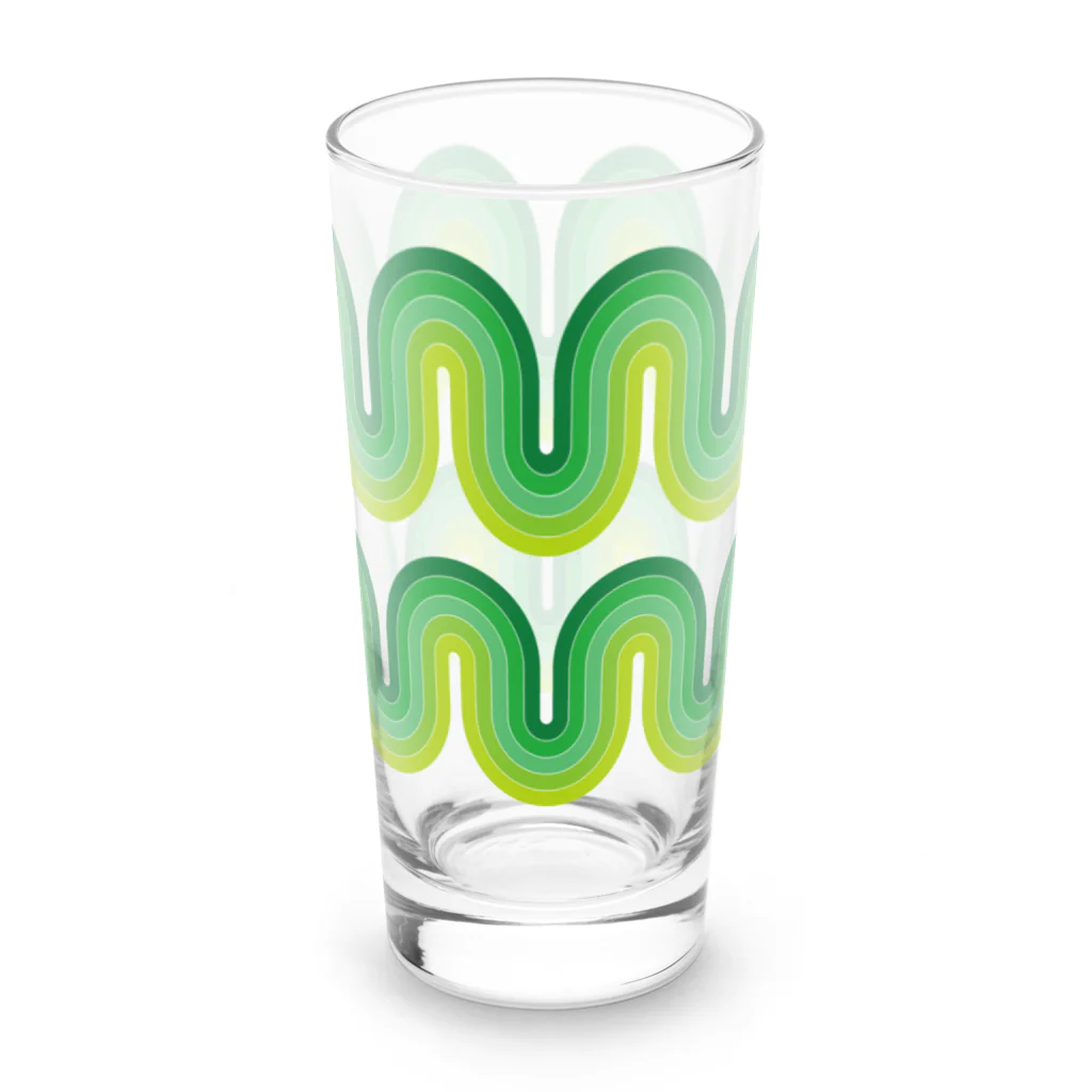 garamono_labのミッドセンチュリー_GREEN Long Sized Water Glass :right