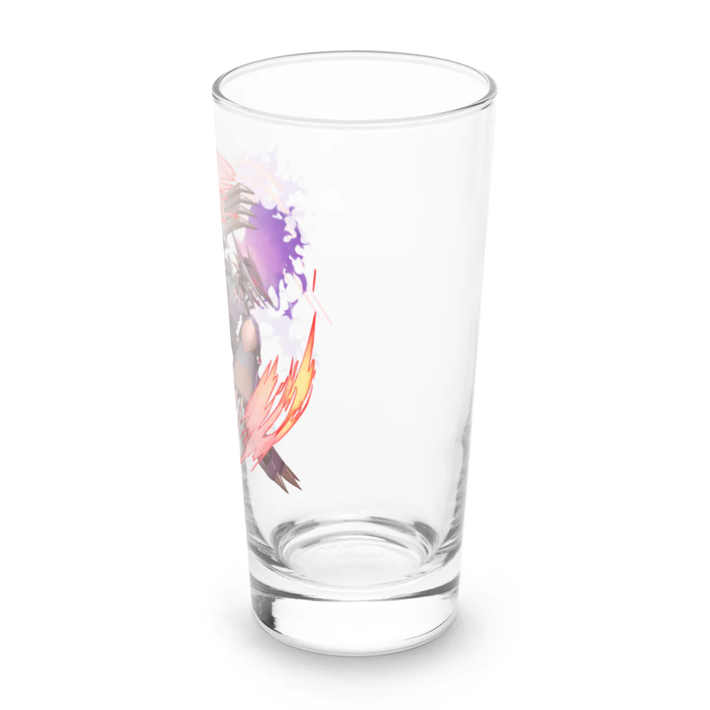 科戸夏風📞💻@バトルオペレーターＶのリベリオンハンター　サベージ・メテオ Long Sized Water Glass :right