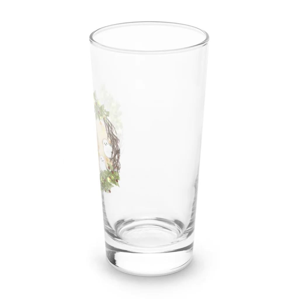 甘栗堂のエナガさん　グラス Long Sized Water Glass :right