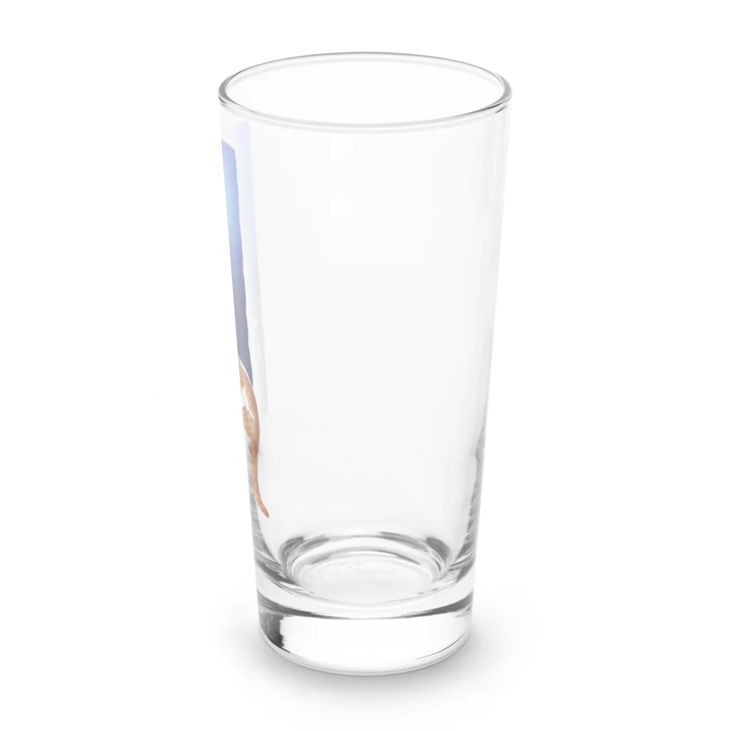 犬甘ちゃんの杜のラームくんとヤモリちゃん Long Sized Water Glass :right