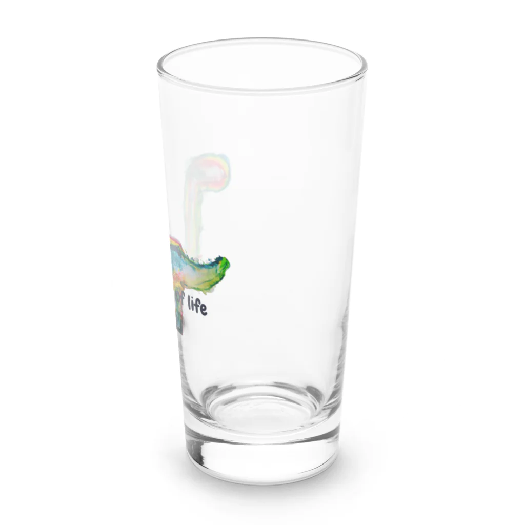 spino0017の万華鏡のような恐竜 Long Sized Water Glass :right