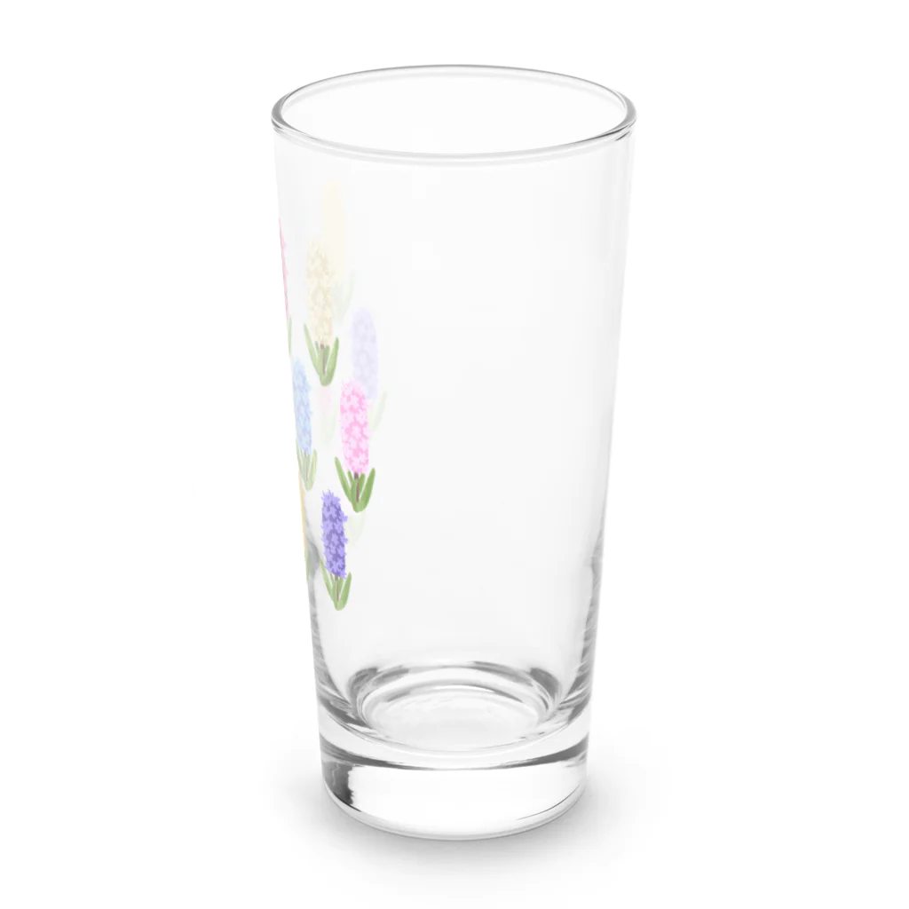 アトリエ猫田：猫田アスカのヒヤシンスに紛れる子 Long Sized Water Glass :right