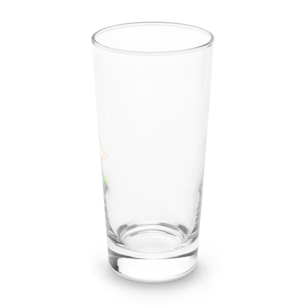 ［ n / k ］ONLINE_SHOPのおすわりシチョウサ(赤肉) Long Sized Water Glass :right