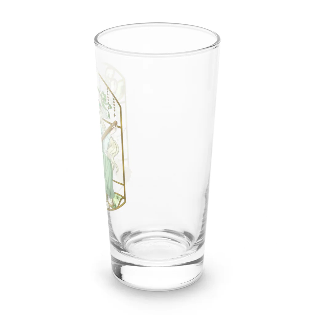 スズランの魔女の花色小箱-ハナミズキの魔女・花綬様- Long Sized Water Glass :right