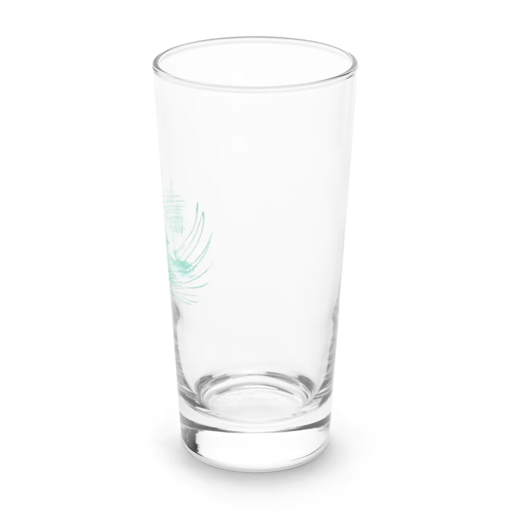 くろ【モノクローム】の翡翠 Long Sized Water Glass :right