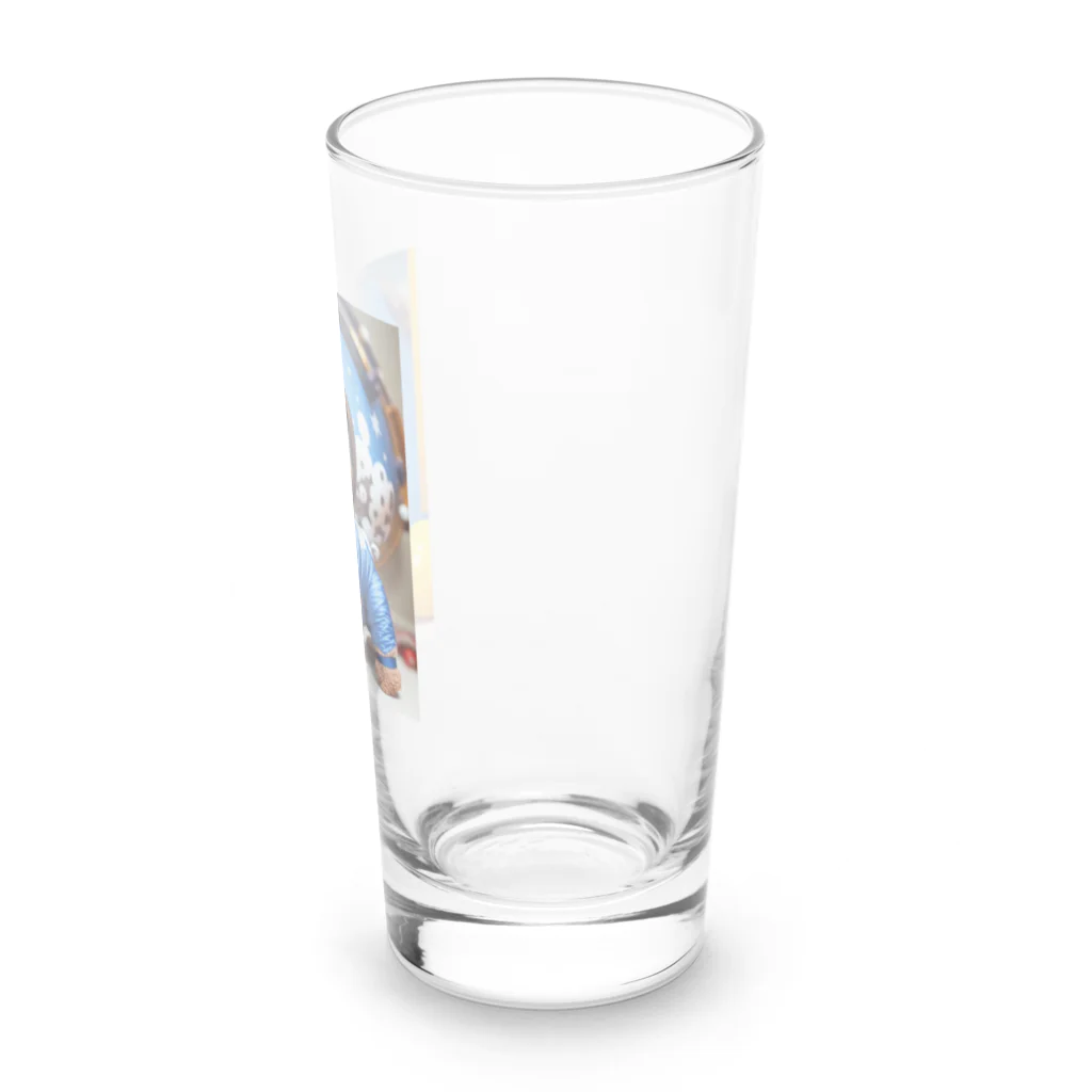 Pet_Charmの宙飛行士のような姿で登場!! Long Sized Water Glass :right