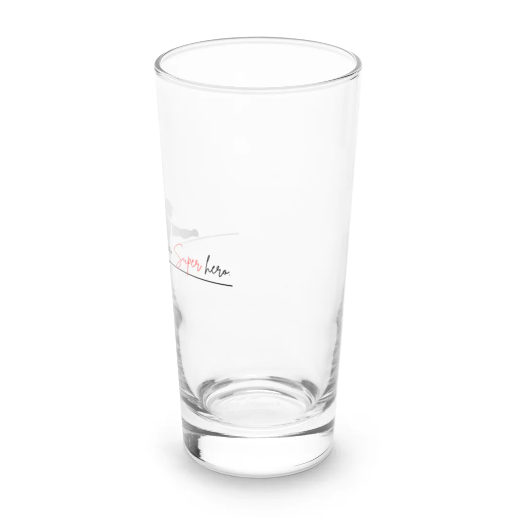 REIWAのI’m a super hero(白) Long Sized Water Glass :right