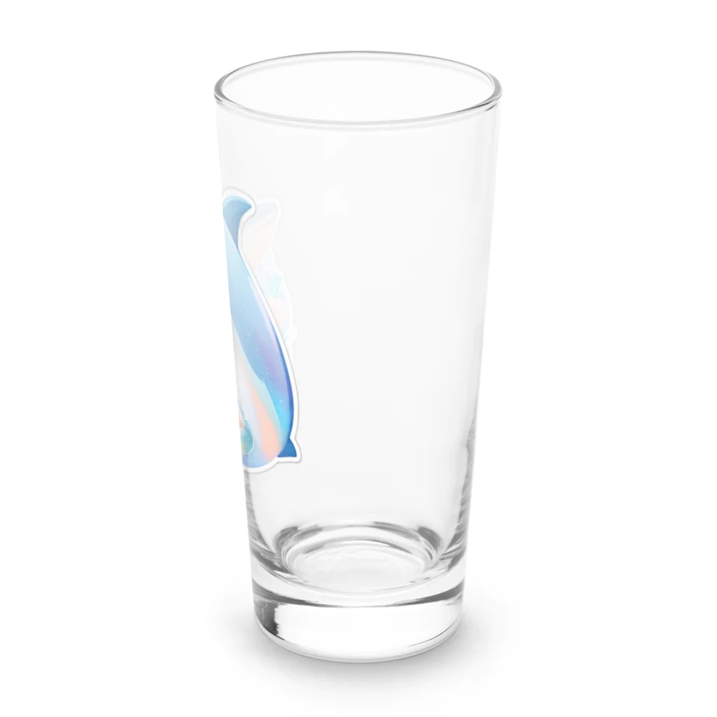 dolphineの可愛いイルカ Long Sized Water Glass :right