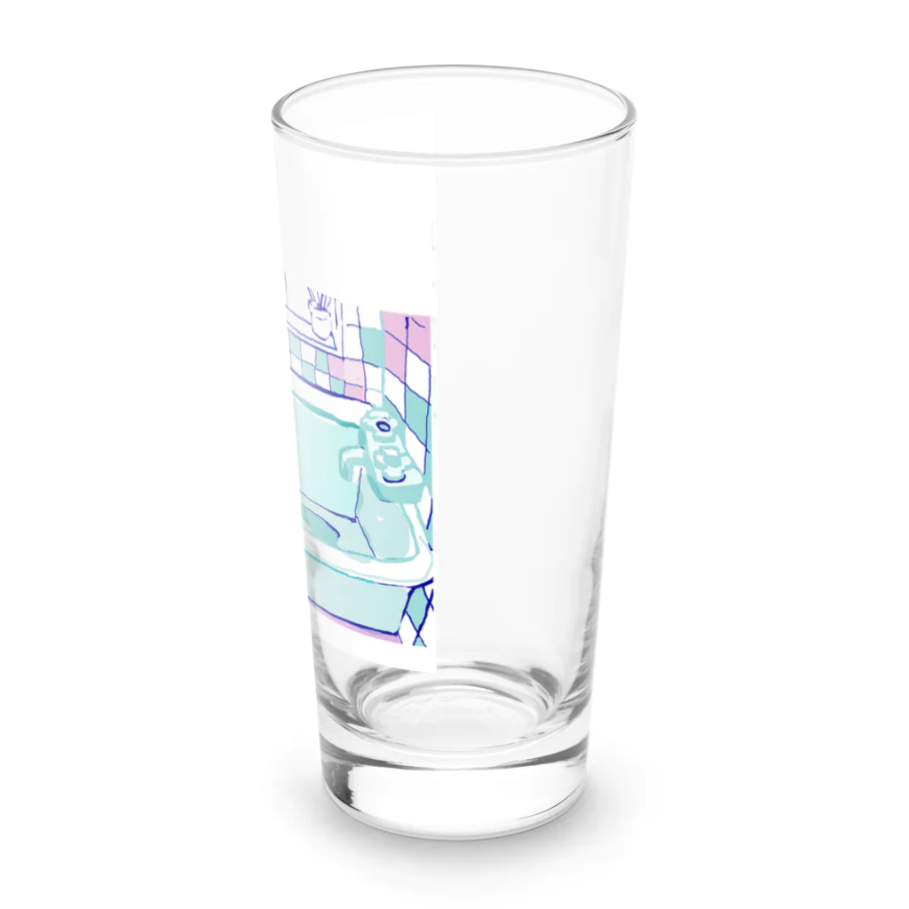 しかくまのバスルーム Long Sized Water Glass :right