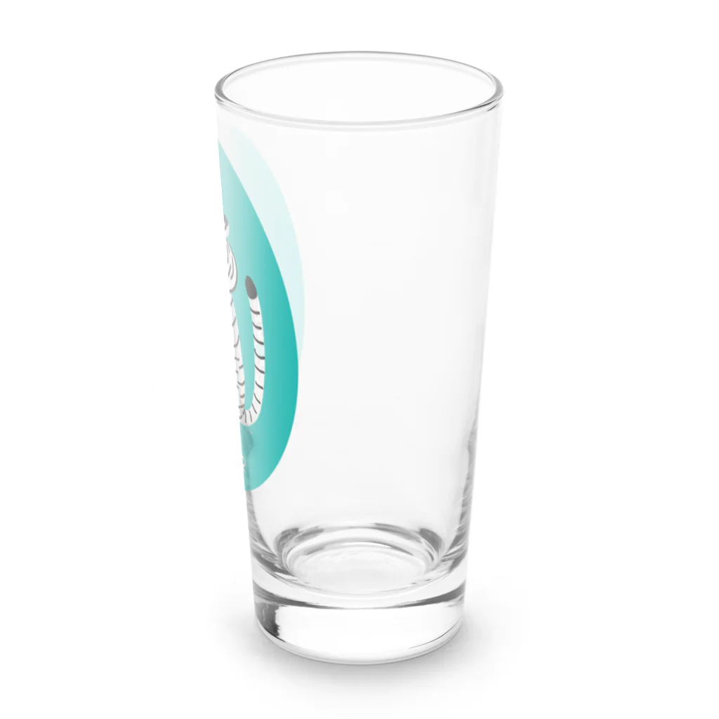 segasworksのビール好きトラちゃん（グラスがおすすめシリーズ） Long Sized Water Glass :right