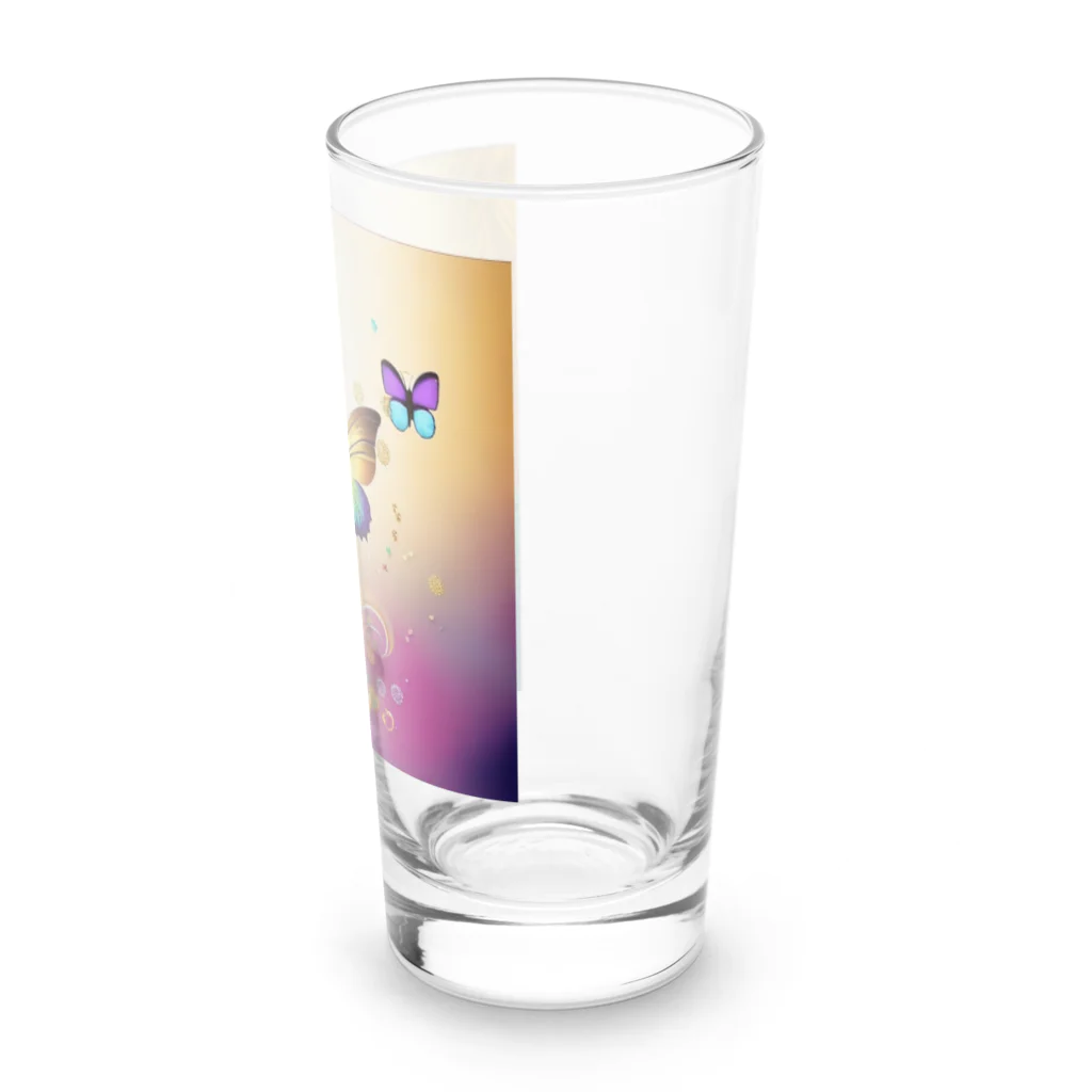 dolphineのHealing Rainbow butterfly Long Sized Water Glass :right