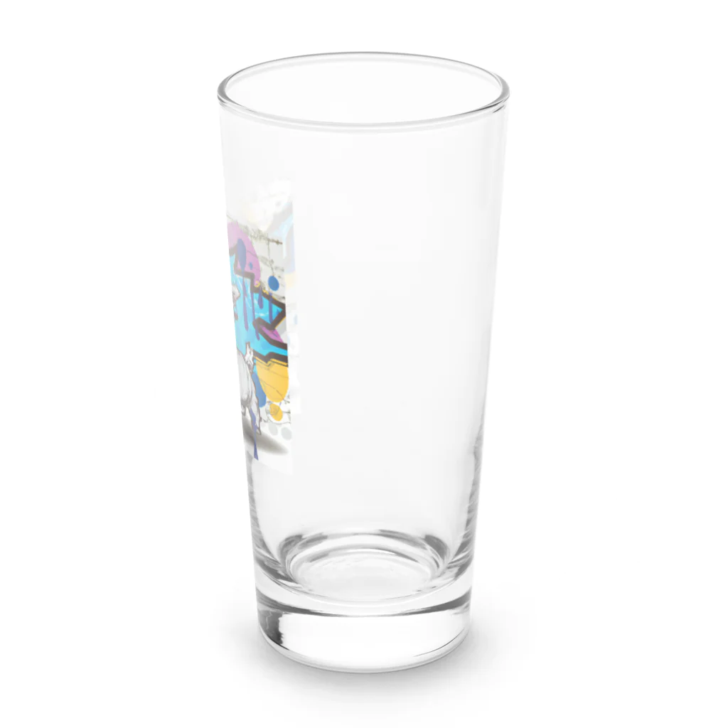 gearsARTのギャング犬 Long Sized Water Glass :right