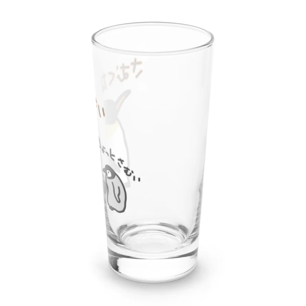 いきものや　のの（別館）のコウテイペンギンのおやこ Long Sized Water Glass :right