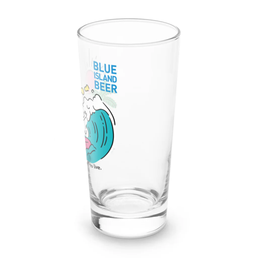 BLUE ISLAND BEER グッズストアのBLUE ISLAND SURFER Long Sized Water Glass :right