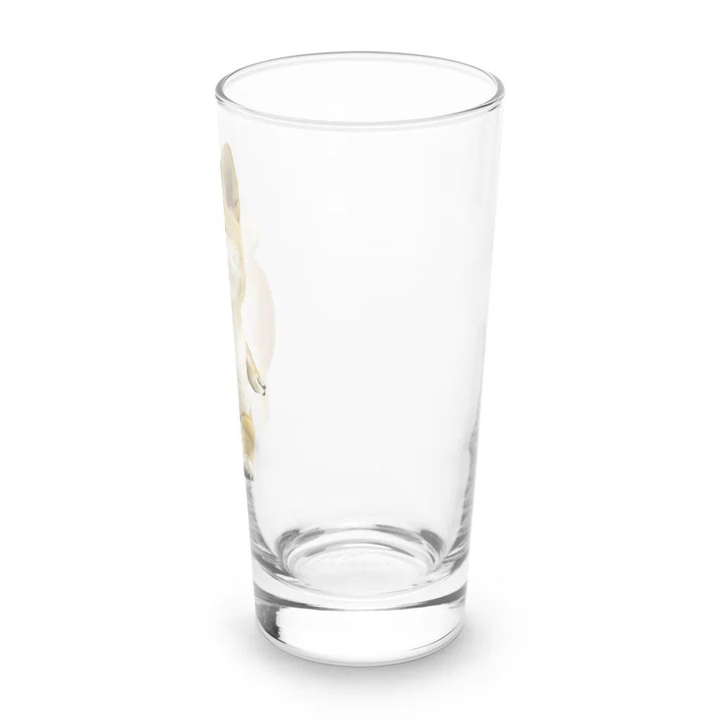 柴犬おかゆのグッズ販売店の柴犬おかゆ Long Sized Water Glass :right