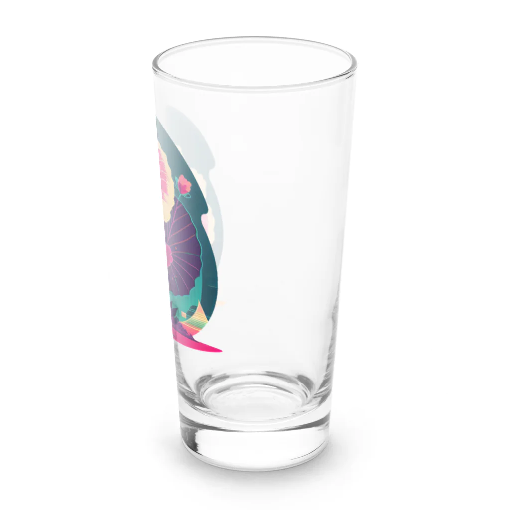 ozのハイビスカス🌺 Long Sized Water Glass :right