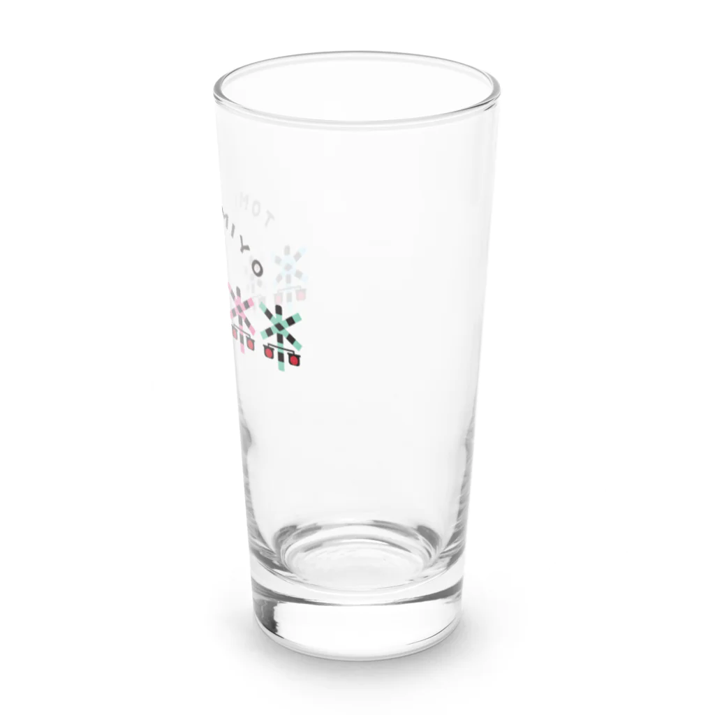 ふみきりさんのカラフルふみきり Long Sized Water Glass :right