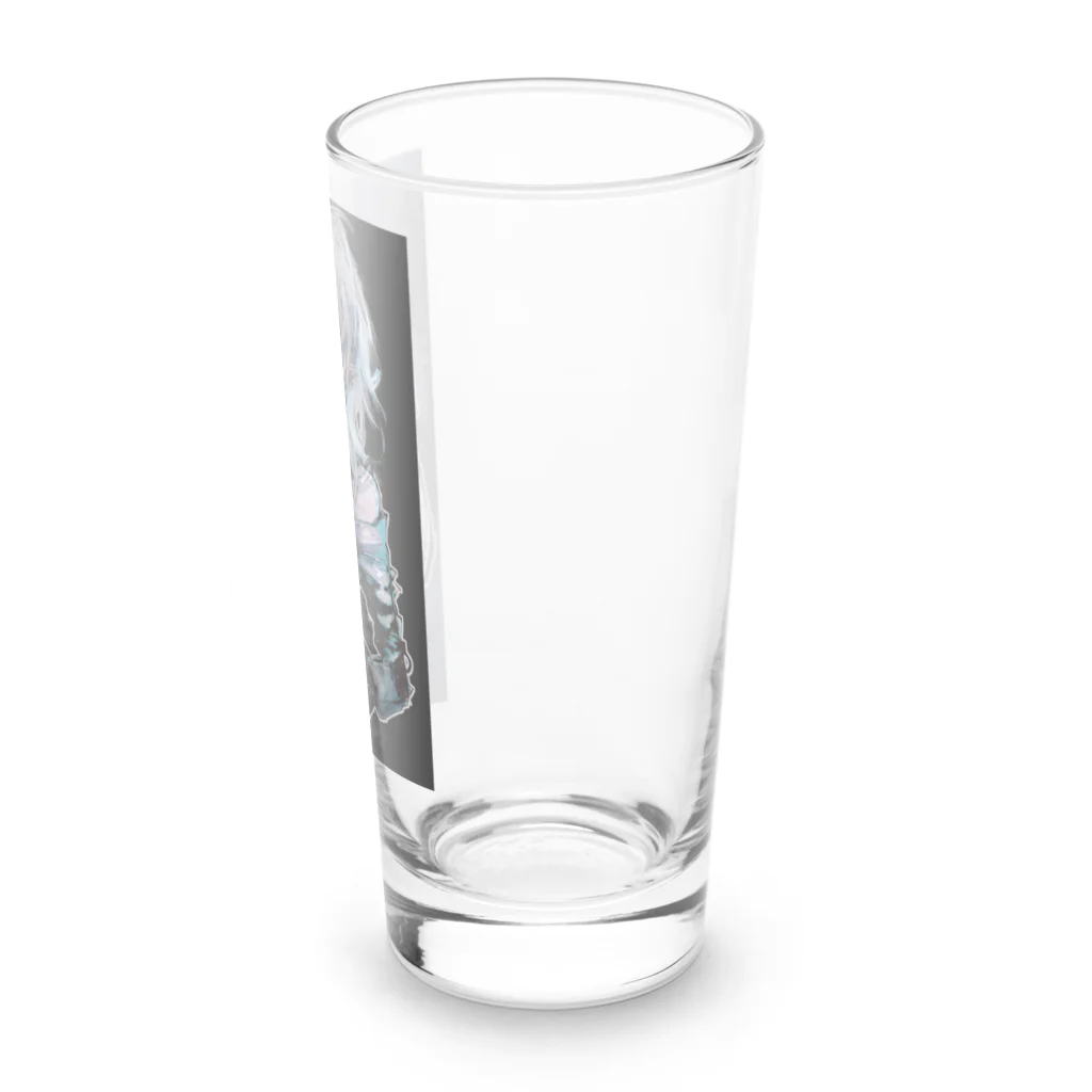 静夜の静夜グッズ 青 Long Sized Water Glass :right