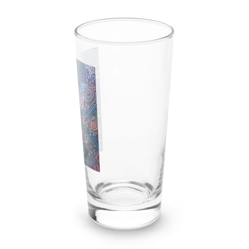 17ARTstyleのHOMEシリーズ/ポップアート/カラフル Long Sized Water Glass :right