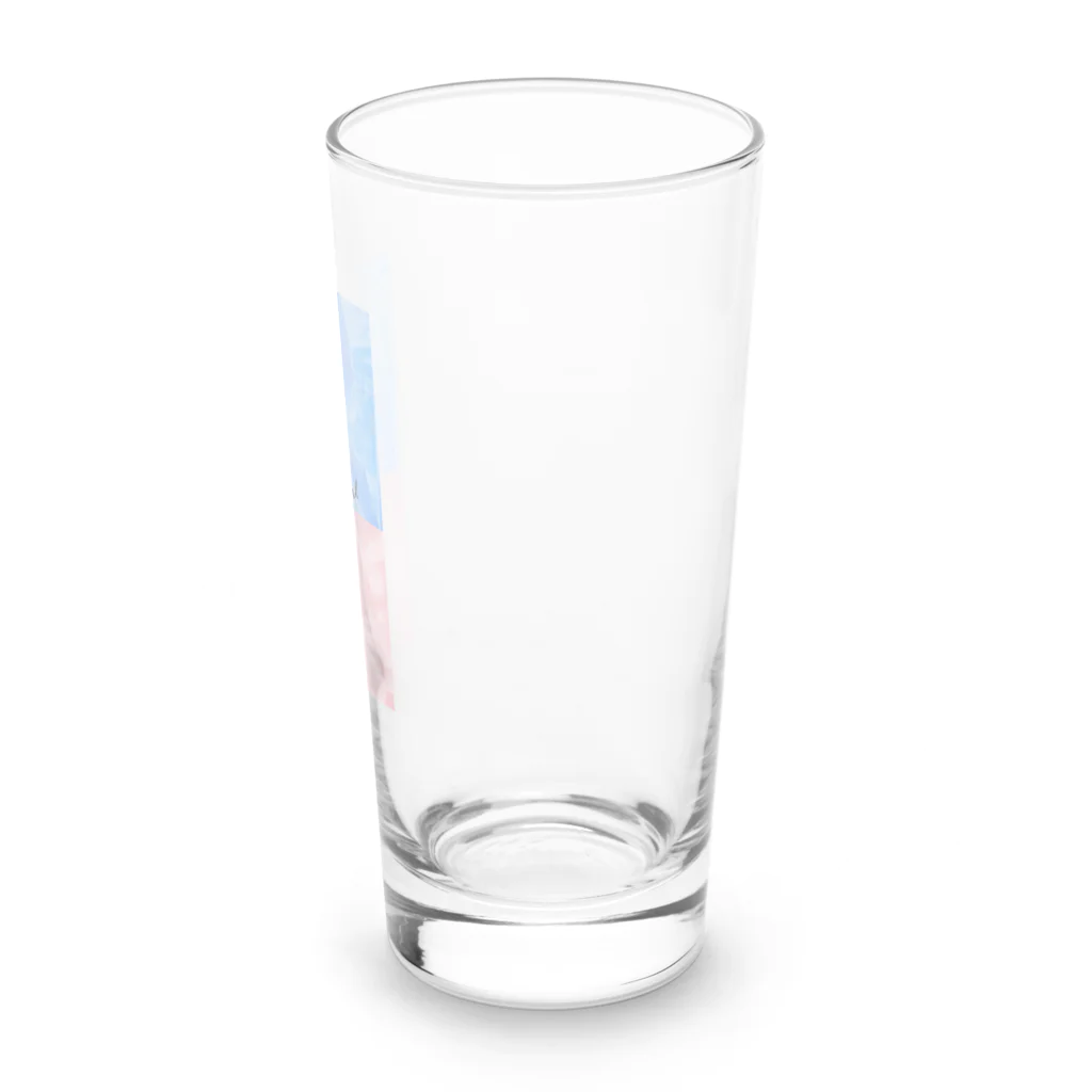 ユニークで目を引くアイデア！Masakey ArtのOn/Off girl#1 Long Sized Water Glass :right