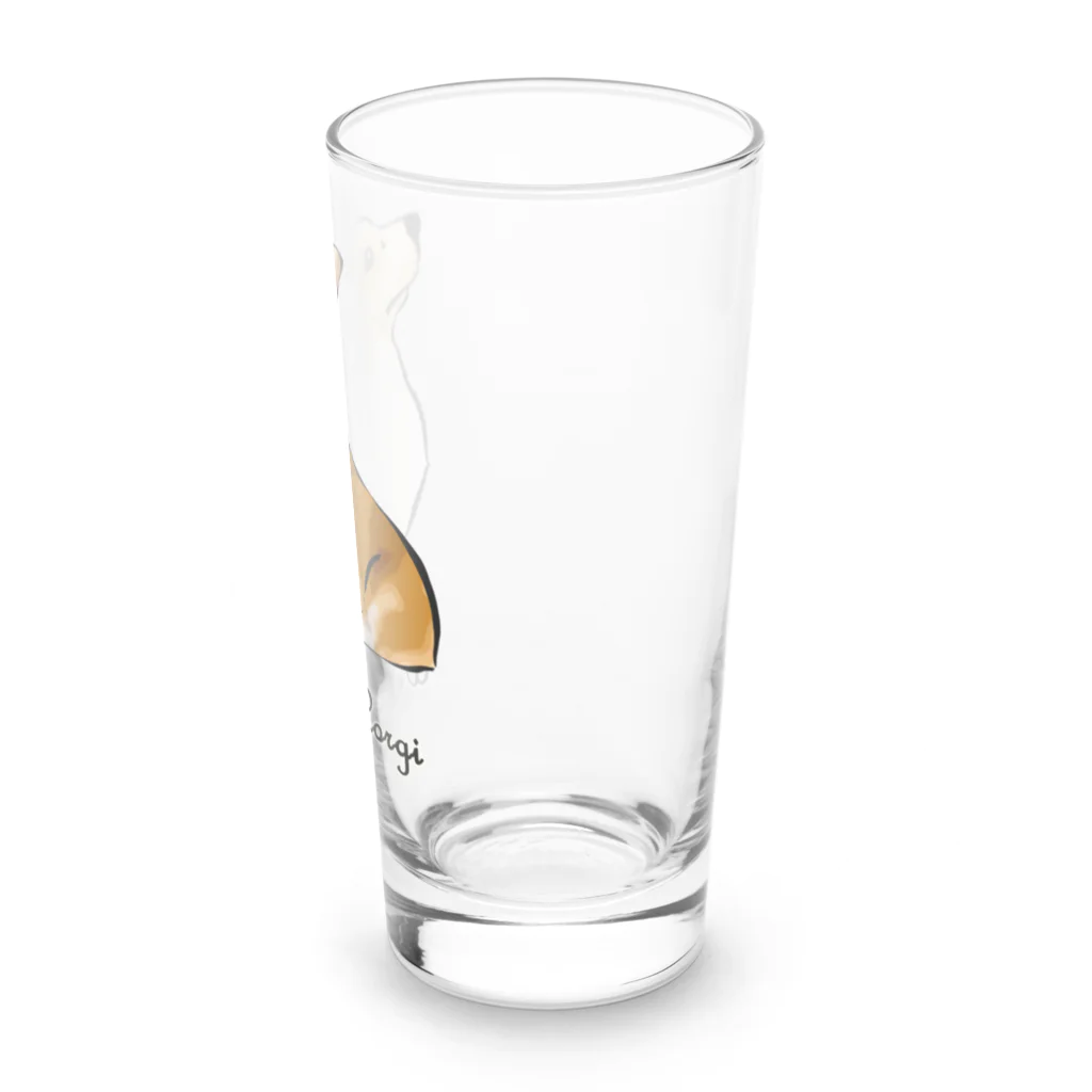 犬グッズの店しえるぶるーのコーギー　～犬種シリーズ～ Long Sized Water Glass :right