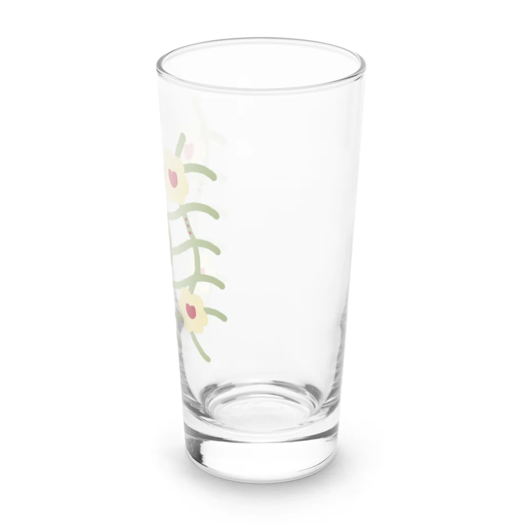 やすださよこのお花クッキーピクニック Long Sized Water Glass :right