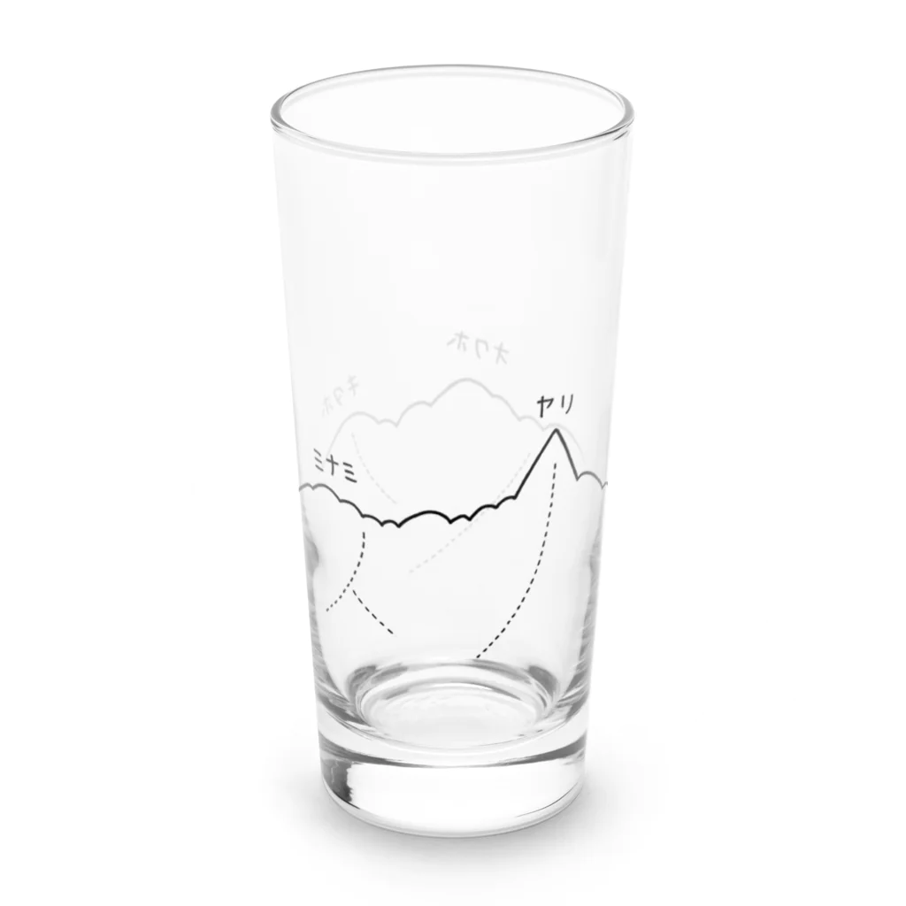 まつのき商店のゆるい槍穂高 Long Sized Water Glass :right