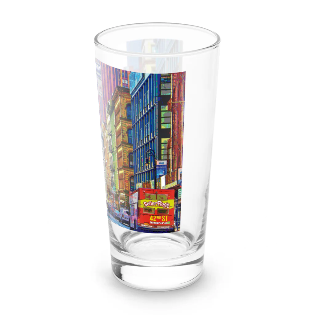 GALLERY misutawoのニューヨーク ブロードウェイの喧騒 Long Sized Water Glass :right