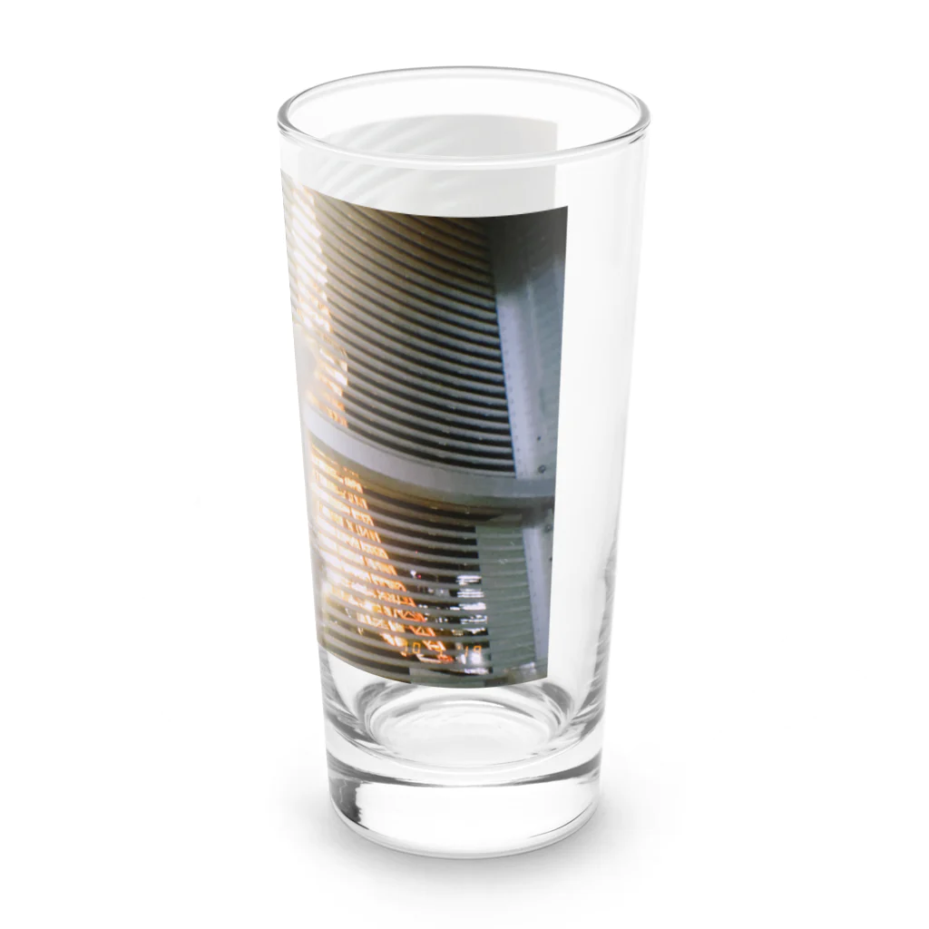 にゃんこの「めめたん」グッズのねこと東京タワー Long Sized Water Glass :right