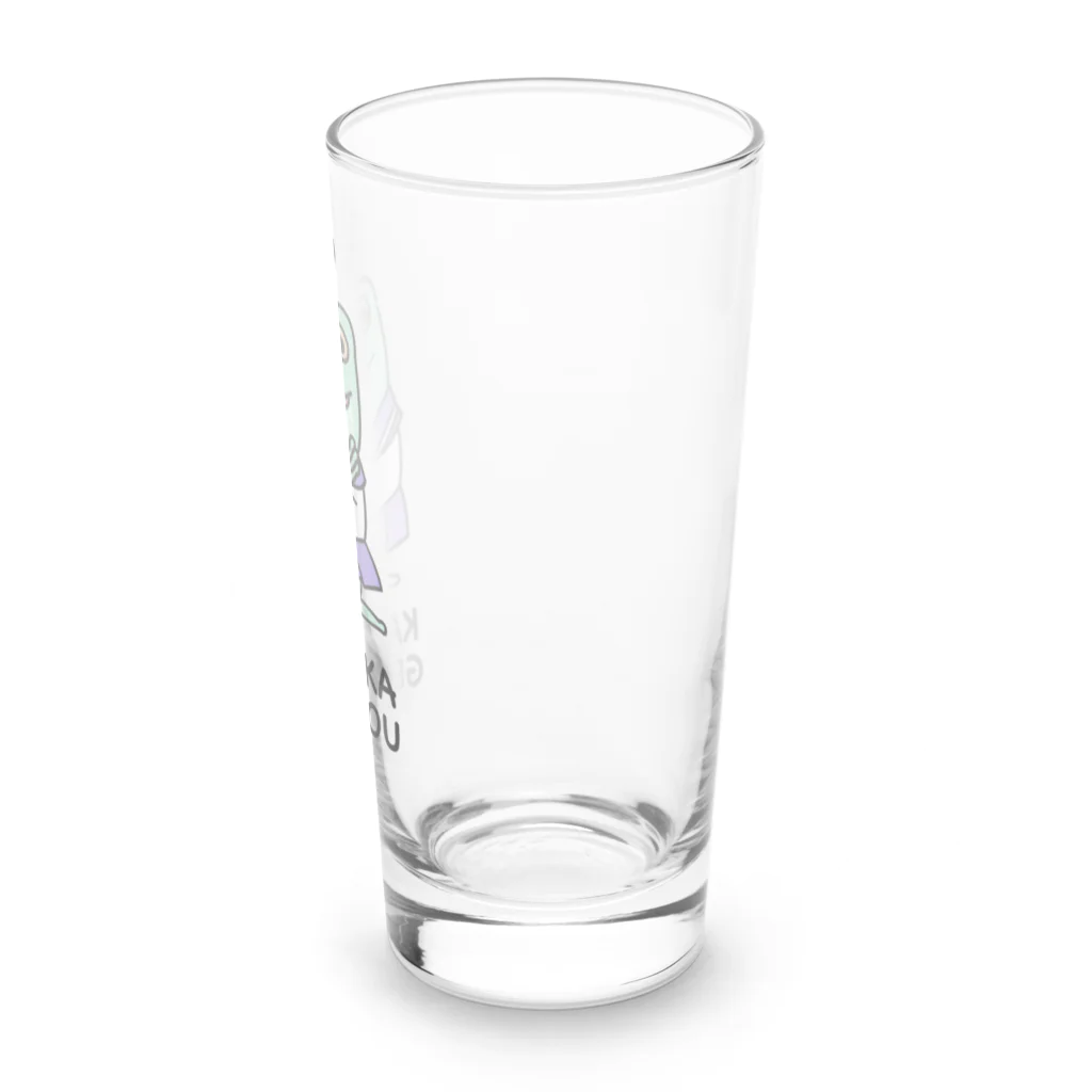 アトリエポケットキャンバスの蛙化女子 Long Sized Water Glass :right