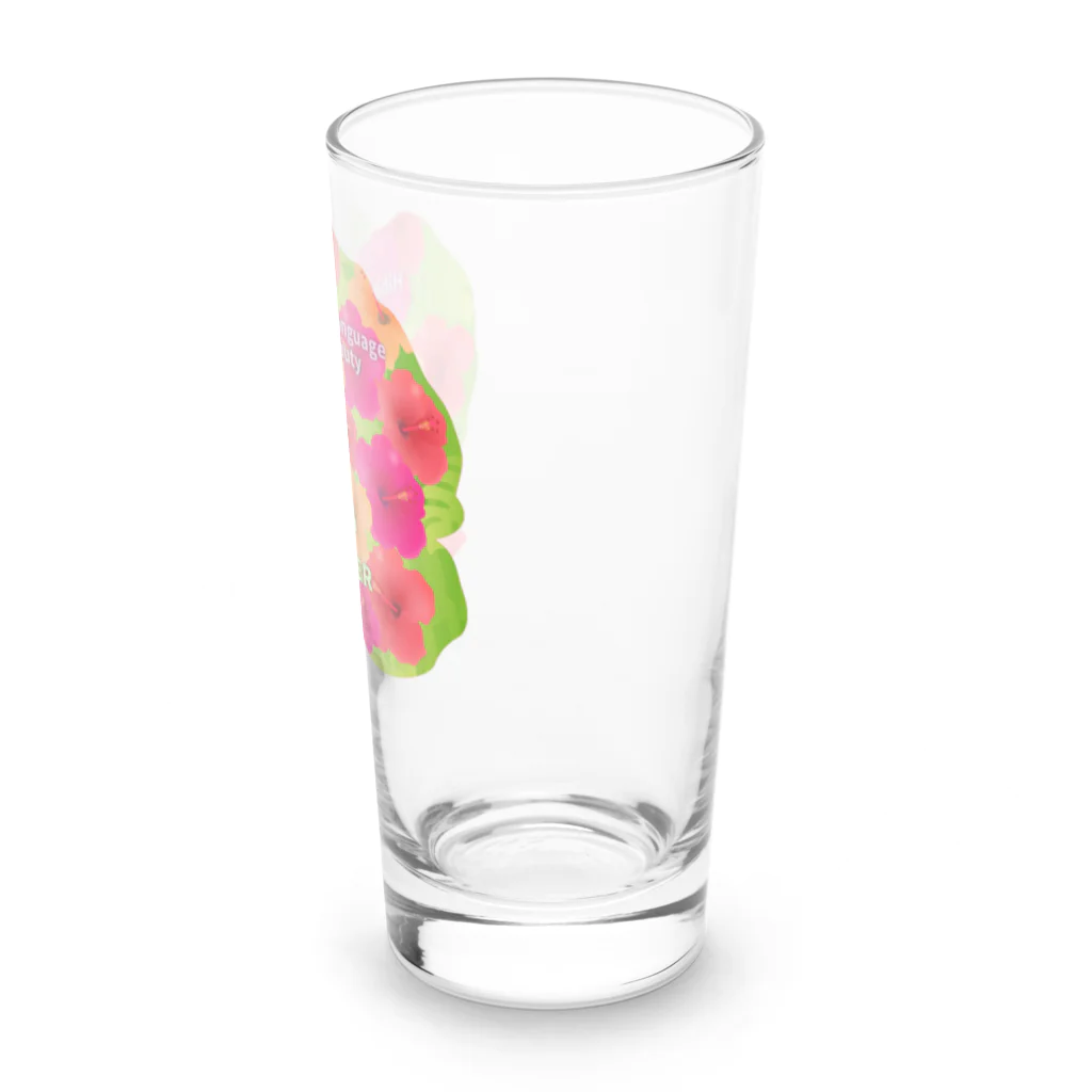 onehappinessのピンシャー　hibiscus　花言葉　onehappiness Long Sized Water Glass :right