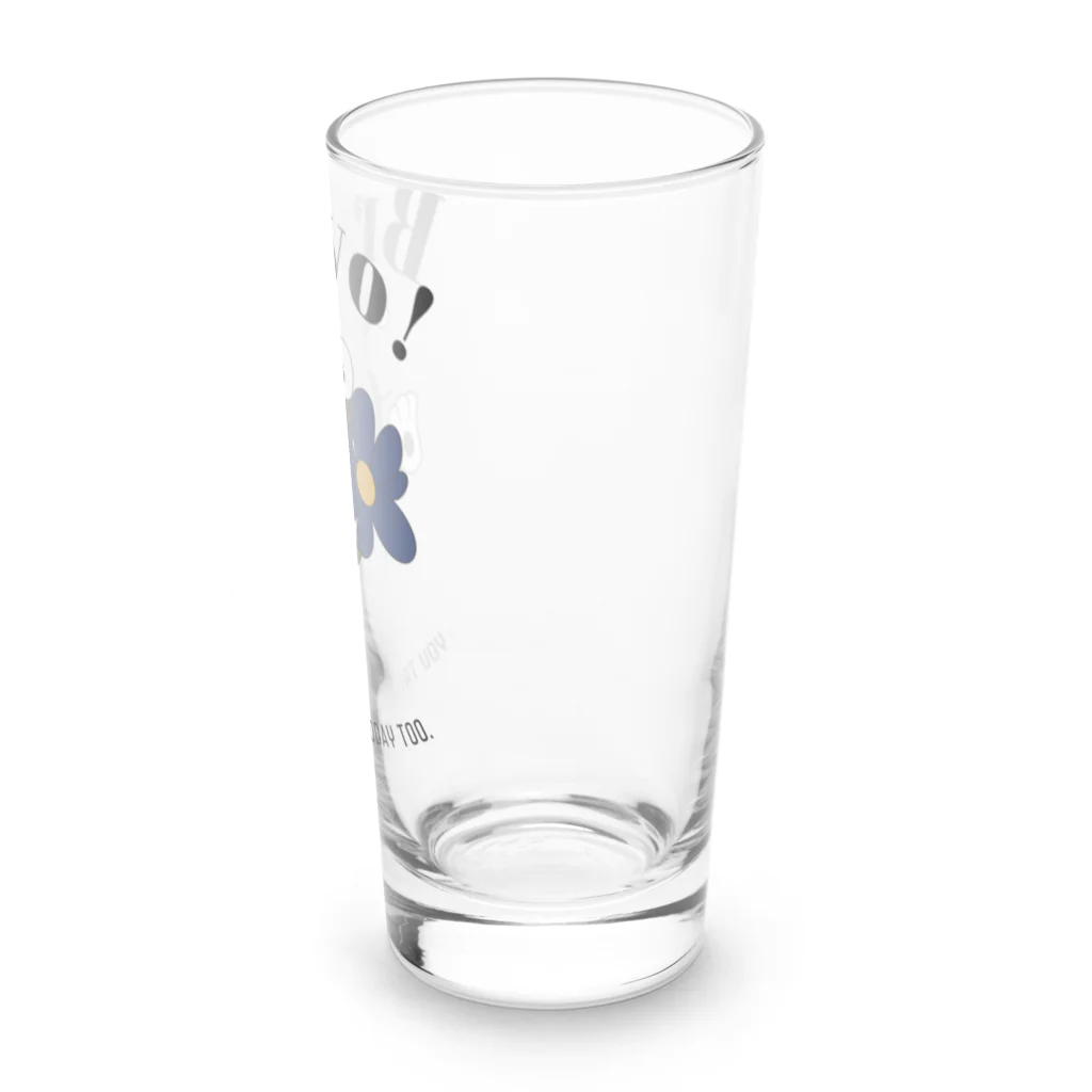 Orange Gum ShopのC A T 🐾 文字あり Long Sized Water Glass :right