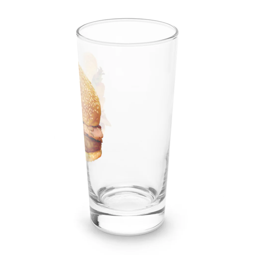 まゆmiのごまたっぷりバーガー Long Sized Water Glass :right