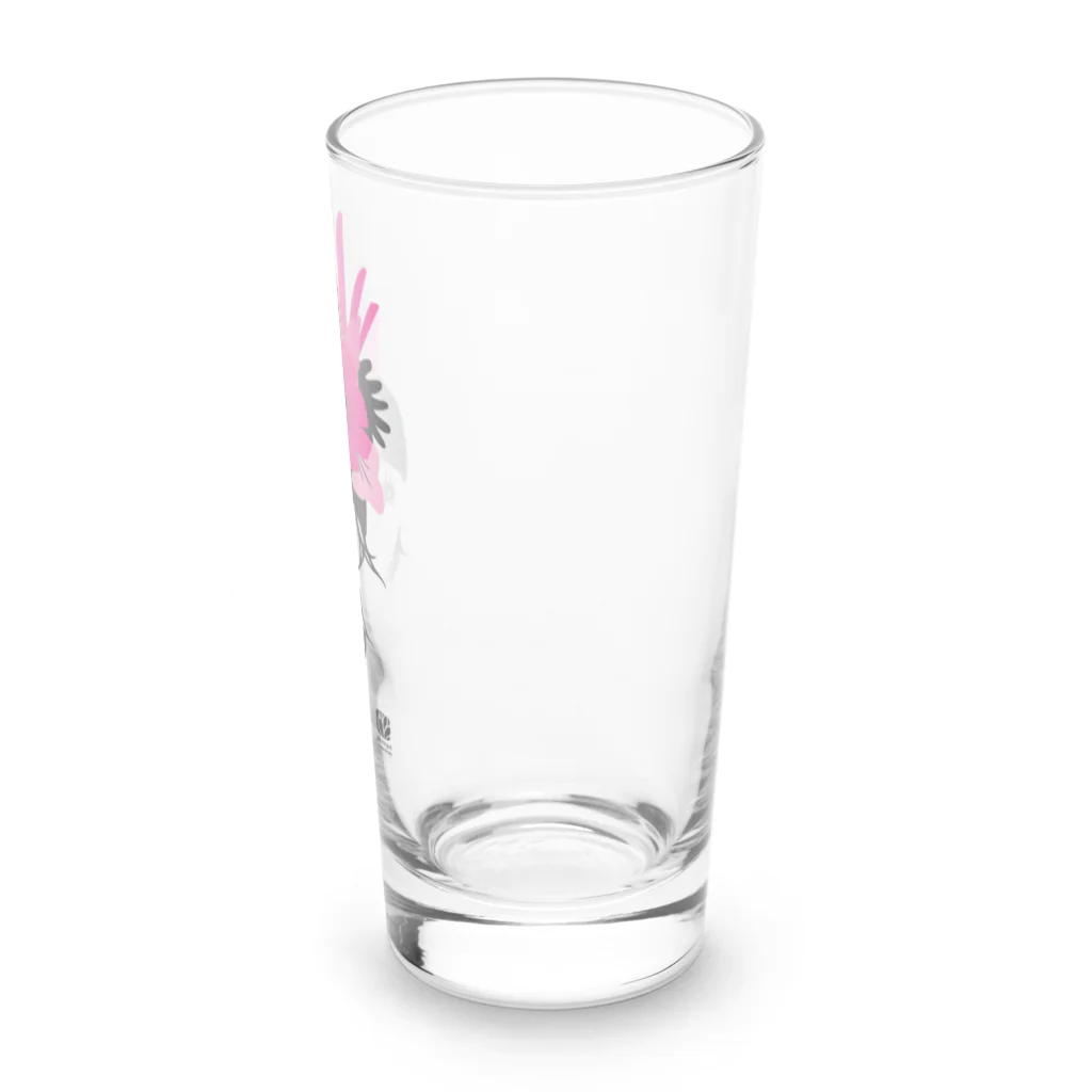 イラストレーターこたけゆか 公式オリジナルグッズのFlower girl Long Sized Water Glass :right