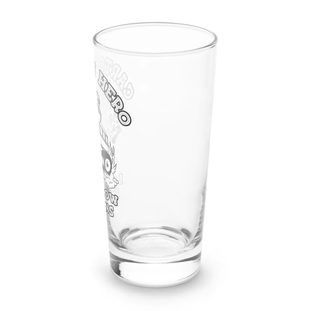 提供 tshopのヒッピーとマイクロバスのローブローアート Long Sized Water Glass :right