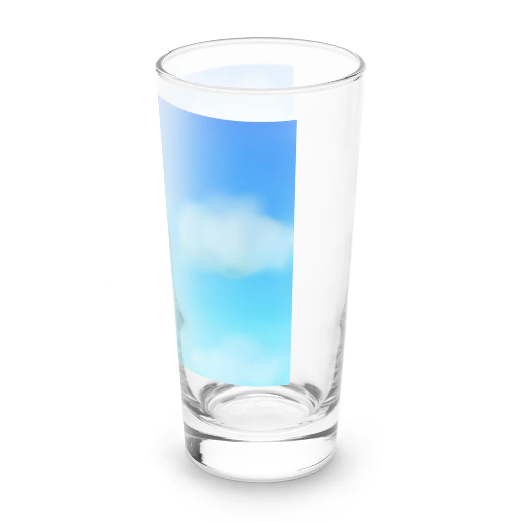 akiの青空とうさぎ雲 Long Sized Water Glass :right