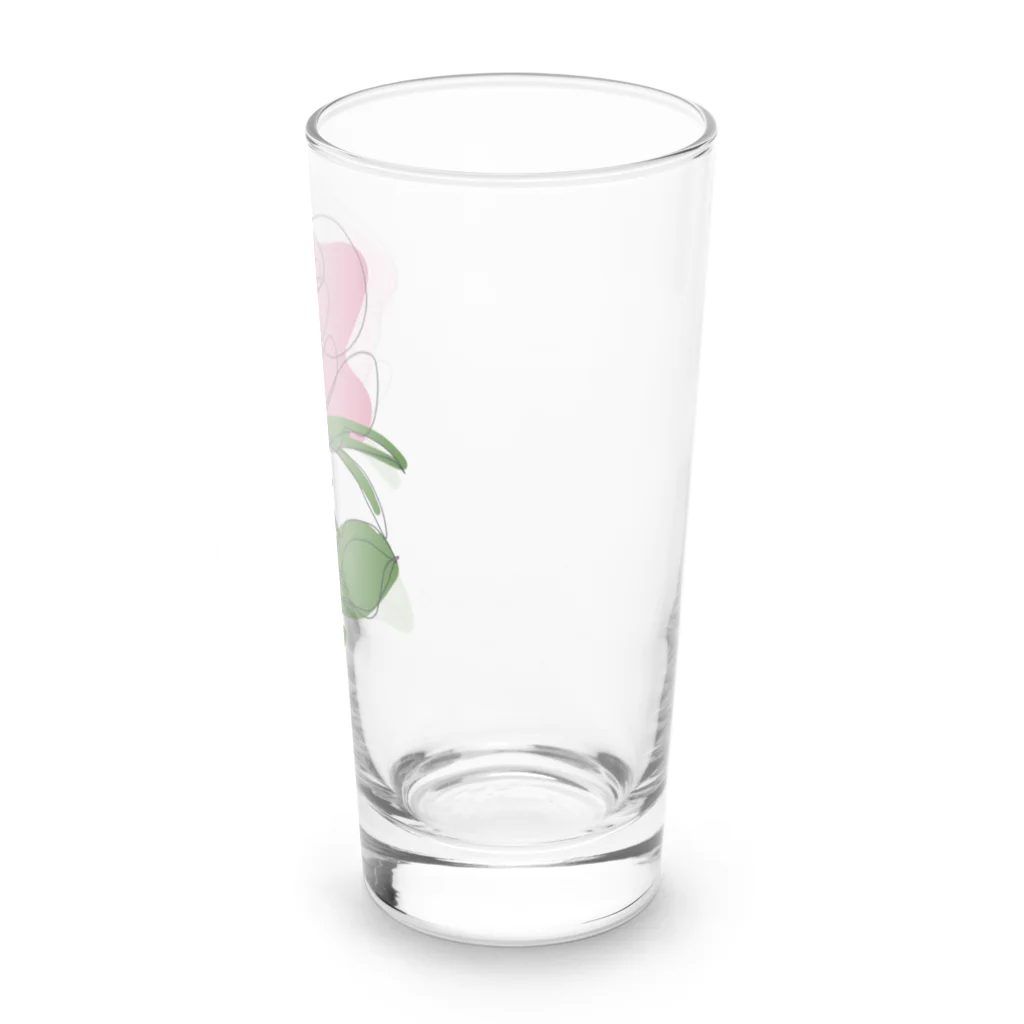 サラスシのmy ROSE ピンク Long Sized Water Glass :right